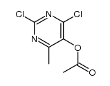 2,6-Dichloro-4-methyl-5-hydroxypyrimidine结构式