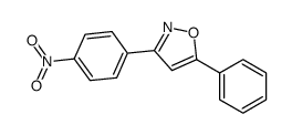 3-(4-Nitrophenyl)-5-phenylisoxazole Structure