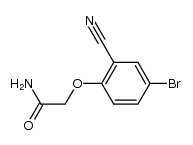 2-(4-bromo-2-cyanophenoxy)acetamide结构式