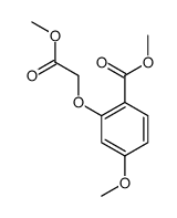 methyl 4-methoxy-2-(2-methoxy-2-oxoethoxy)benzoate结构式