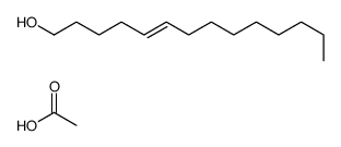 acetic acid,tetradec-5-en-1-ol结构式