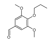 3,5-二甲氧基-4-丙氧基-苯甲醛结构式