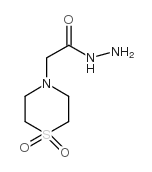 2-(1,1-Dioxo-1lambda6,4-thiazinan-4-yl)acetohydrazide structure