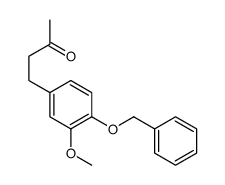 4-(4-(苄氧基)-3-甲氧基苯基)丁-2-酮结构式
