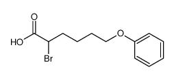 2-bromo-6-phenoxy-hexanoic acid结构式