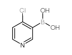 4-chloro3-pyridylboronic acid structure