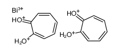 bismuth,(2-oxoniocyclohepta-2,4,6-trien-1-ylidene)oxidanium Structure