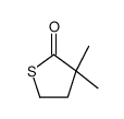 3,3-dimethylthiolan-2-one结构式