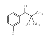 3'-CHLORO-2,2-DIMETHYLPROPIOPHENONE结构式