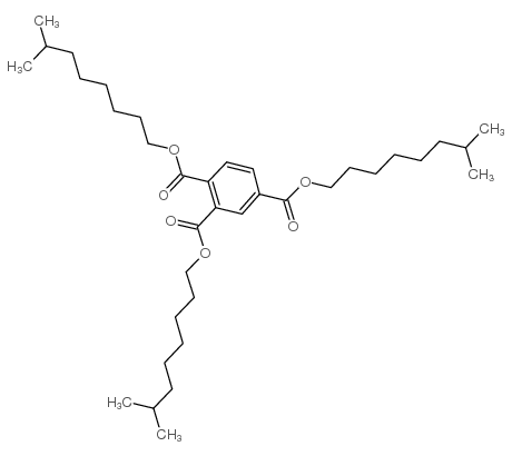 偏苯三酸三异壬基酯结构式