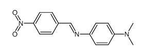N,N-dimethyl-N'-<(4-nitrophenyl)methylene>-1,4-benzenediamine Structure