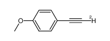 1-(2'-deutero)ethynyl-4-methoxybenzene Structure
