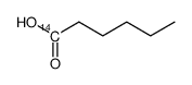 [1-14C]caproic acid Structure