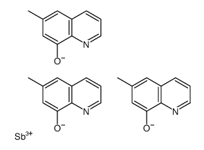 antimony(3+),6-methylquinolin-8-olate结构式