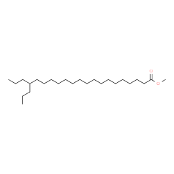 18-Propylhenicosanoic acid methyl ester Structure