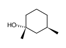 trans-1,3-dimethylcyclohexanol结构式