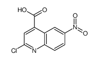 2-chloro-6-nitroquinoline-4-carboxylic acid结构式