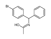 N-[(4-Bromophenyl)(phenyl)Methyl]acetamide Structure