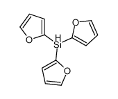 tris(furan-2-yl)silane Structure