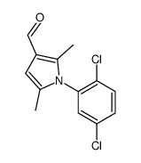 1-(2,5-二氯-苯基)-2,5-二甲基-1H-吡咯-3-甲醛结构式