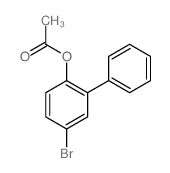 (4-bromo-2-phenyl-phenyl) acetate结构式