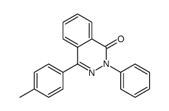 2-苯基-4-(p-甲苯基)酞嗪-1(2H)-酮结构式