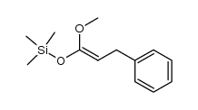 3-phenyl-1-methoxy-1-trimethylsilyloxy-1-propene结构式