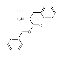 Phenylalanine,phenylmethyl ester, hydrochloride (1:1)结构式