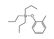 (2-methylphenoxy)-tripropylsilane结构式