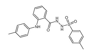 N-(p-tolyl)anthranilic acid p-toluenesulfonylhydrazide结构式