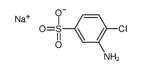 sodium 3-amino-4-chlorobenzenesulphonate Structure