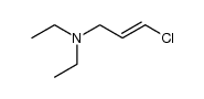 diethyl-(3-chloro-allyl)-amine结构式