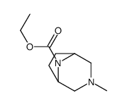 3-Methyl-3,8-diazabicyclo[3.2.1]octane-8-carboxylic acid ethyl ester Structure