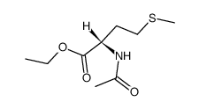 N-acetyl-L-methionine ethyl ester Structure
