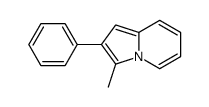 3-methyl-2-phenylindolizine Structure
