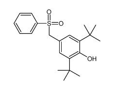 4-(benzenesulfonylmethyl)-2,6-ditert-butylphenol Structure