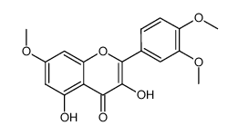 3',4',7-Trimethoxyquercetin结构式