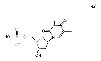 thymidine monophosphate monosodium salt Structure