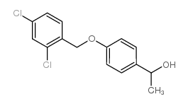 1-{4-[(2,4-二氯苄基)氧基]苯基}-1-乙醇结构式