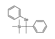 trimethyl-(1-phenyl-1-phenylselanylethyl)silane Structure