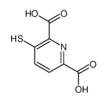 3-sulfanylpyridine-2,6-dicarboxylic acid Structure