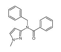 N-benzyl-N-(1-methylpyrazol-3-yl)benzamide Structure