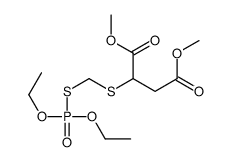 dimethyl 2-(diethoxyphosphorylsulfanylmethylsulfanyl)butanedioate Structure