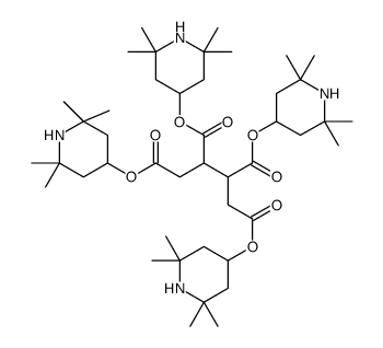 1,2,3,4-丁烷四甲酸四(2,2,6,6-四甲基-4-哌啶基)酯结构式