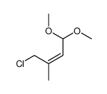 4-chloro-1,1-dimethoxy-3-methylbut-2-ene Structure