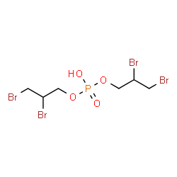 BIS(2,3-DIBROMOPROPYL)PHOSPHATE,SODIUMSALT Structure