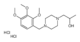 1-[4-[(2,3,4-trimethoxyphenyl)methyl]piperazin-1-yl]propan-2-ol,dihydrochloride结构式