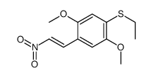 2,5-Dimethoxy-4-Ethylthio-Beta-Nitrostyrene结构式
