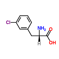 3-氨基-3-(3-氯苯基)丙酸结构式