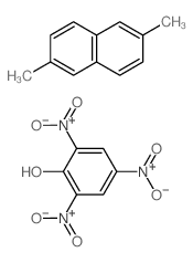 2,6-dimethylnaphthalene; 2,4,6-trinitrophenol结构式